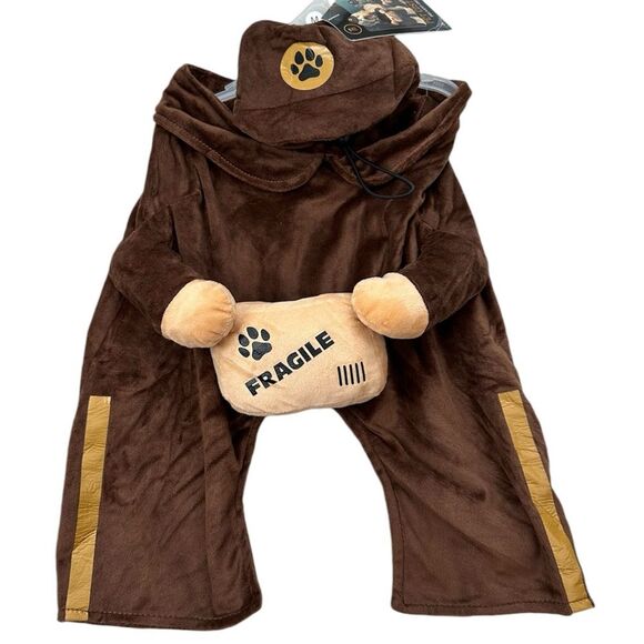 Delivery Driver Dog Halloween Costume & Hat Size Medium NWT Pet - Picture 1 of 9